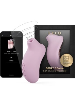 LELO - SONA 3 CRUISE MASSAGEADOR CLITÓRICO SÔNICO ROSA CLARO