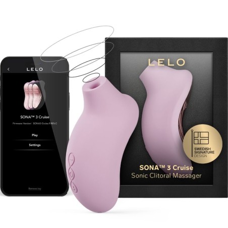 LELO - SONA 3 CRUISE SONIC CLITORAL MASSAGER ZACHT ROZE