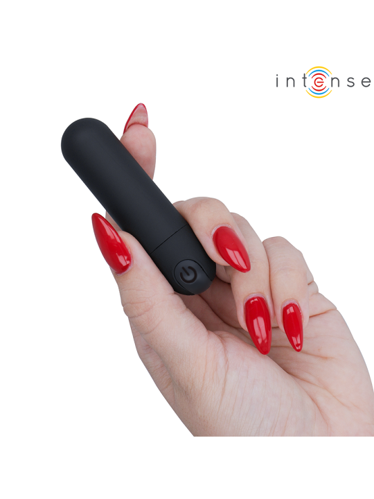 INTENSE - KAREN MINI PROIETTILE VIBRANTE RICARICABILE NERO