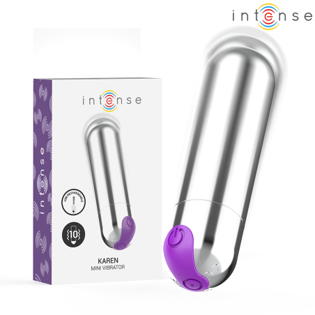 INTENSE - KAREN MINI OPLAADBARE VIBRERENDE KOGEL ZILVER