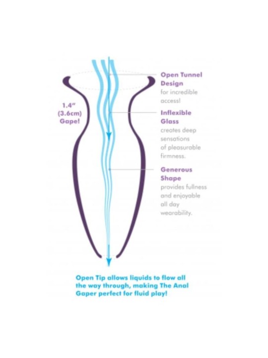 ANAL FANTASY ELITE - MEGA ANAL GAPER KLARER ANALPLUG