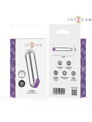 INTENSE - KAREN MINI BALA VIBRADORA 10 MODOS RECARGABLE PLATEADO