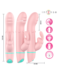 INTENSE - STIMOLATORE E VIBRATORE ROTANTE ALVIN RABBIT + OSCILLANTE