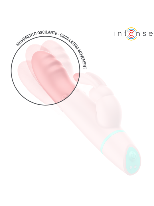 INTENSE - STIMOLATORE E VIBRATORE ROTANTE ALVIN RABBIT + OSCILLANTE