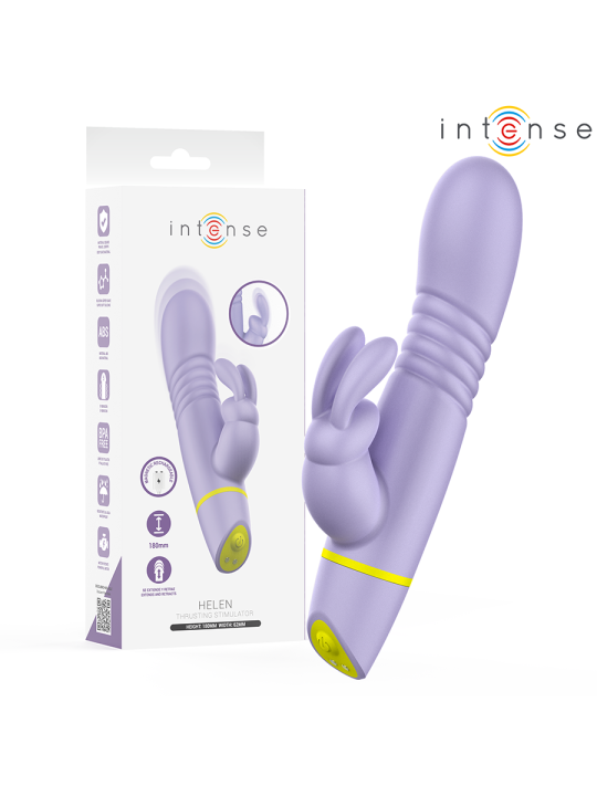 INTENSE - STIMOLATORE E VIBRATORE A SPINTA HELEN RABBIT