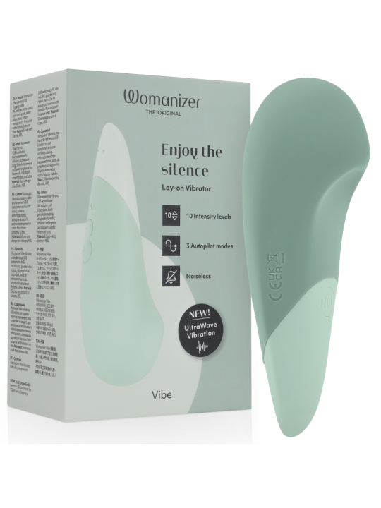 WOMANIZER - VIBE LAY-ON SILENT VIBRATOR SAGE