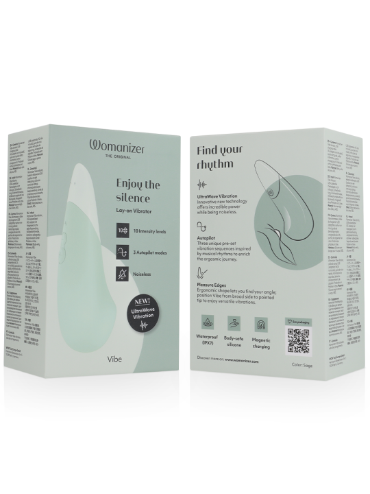 WOMANIZER - VIBROMASSEUR SILENCIEUX VIBE LAY-ON SAGE