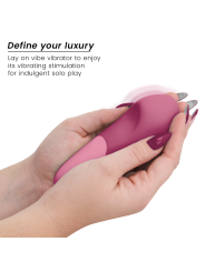 WOMANIZER - VIBE LAY-ON SILENT VIBRATOR DUSKY PINK