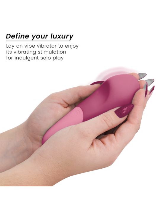WOMANIZER - VIBE LAY-ON VIBRATORE SILENZIOSO ROSA SCURO