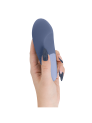 WOMANIZER - VIBE LAY-ON SILENT VIBRATOR DARK BLUE