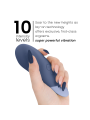 WOMANIZER - VIBE LAY-ON VIBRATEUR SILENCIEUX BLEU FONCÉ