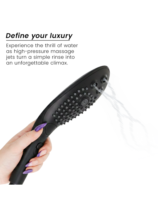 WOMANIZER - SOFFIONE DOCCIA STIMOLANTE CLITORIDEO WAVE NERO