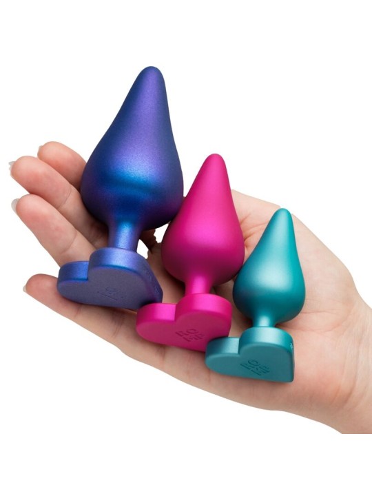 ROMP - KIT D'ENTRAÎNEMENT ANAL LUSTER TAILLES S/M/L AVEC BASE EN FORME