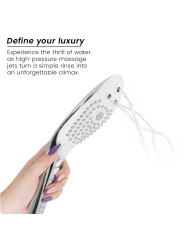 WOMANIZER - POMMEAU DE DOUCHE STIMULANT CLITORIAL WAVE CHROME