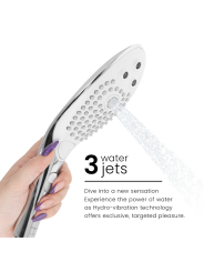 WOMANIZER - POMMEAU DE DOUCHE STIMULANT CLITORIAL WAVE CHROME