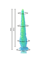 EPIC - SCYLLA FLUORESZIERENDER DÜNNER TENTAKEL-DILDO, GROSSE GRÖSSE