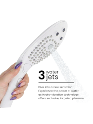 WOMANIZER - WAVE KLITORALSTIMULIERENDER DUSCHKOPF WEISS