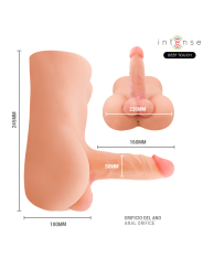 INTENSE DEEP TOUCH - TORSO DAMIEN COM DILDO REALISTA COM FUNÇÃO DE PRE