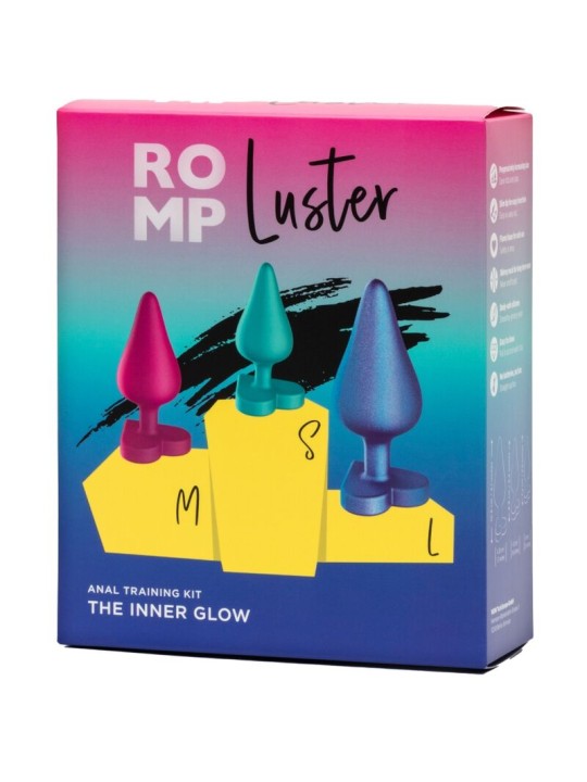 ROMP - KIT DE TREINAMENTO ANAL LUSTER P/M/G COM BASE EM FORMATO DE COR
