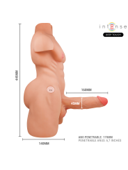 INTENSE DEEP TOUCH - MARTY TORSO MET ANUS EN REALISTISCHE DILDO MET DU
