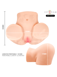INTENSE DEEP TOUCH - GINGER VAGINAL MASTURBATOR WITH SUCTION, HEAT, VI