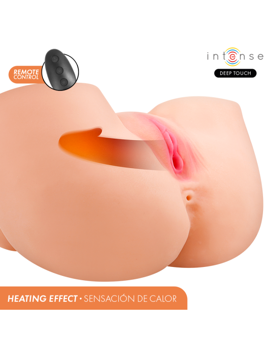 INTENSE DEEP TOUCH - MASTURBATORE VAGINALE GINGER CON EFFETTI DI ASPIR