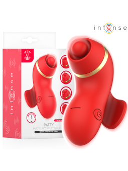 INTENSE - ESTIMULADOR DE PATTY COM 4 PONTAS, SUCÇÃO, TOQUES, CÓCEGAS E