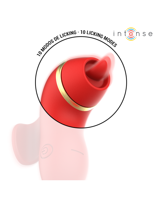 INTENSE - PATTY STIMULATOR MET 4 OPZETSTUKKEN, ZUIGEN, TIKKEN, KRIEBEL
