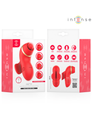 INTENSE - PATTY ESTIMULADOR CON 4 CABEZALES, SUCCIÓN, TAPPING, TICKLIN