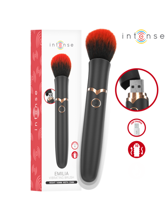 INTENSE - BROSSE VIBRANTE EMILIA 10 VIBRATIONS 16 CM