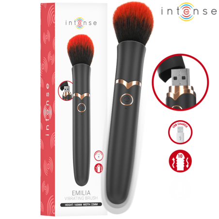INTENSE - EMILIA VIBRERENDE BORSTEL 10 VIBRATIES 16 CM