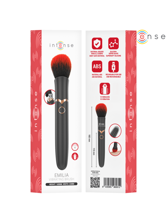 INTENSE - BROSSE VIBRANTE EMILIA 10 VIBRATIONS 16 CM