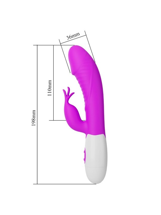 PRETTY LOVE - RASMUSSEN VIBRADOR DE PONTO G ROXO