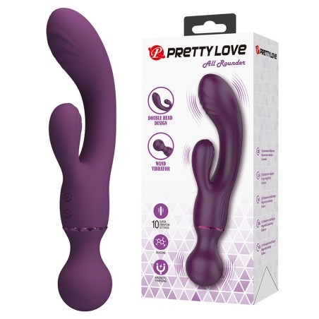 PRETTY LOVE - VEELZIJDIGE PAARSE G-SPOT VIBRATOR