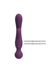 PRETTY LOVE - VIBRADOR ROXO PARA PONTO G, VERSÁTIL E COMPLETO