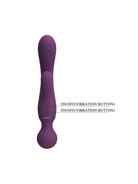 PRETTY LOVE - VIBRADOR ROXO PARA PONTO G, VERSÁTIL E COMPLETO