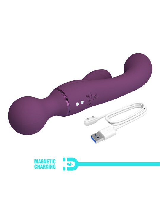 PRETTY LOVE - VEELZIJDIGE PAARSE G-SPOT VIBRATOR