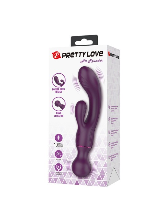 PRETTY LOVE - VEELZIJDIGE PAARSE G-SPOT VIBRATOR
