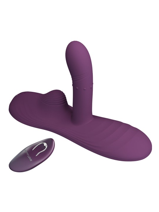 PRETTY LOVE - LUKA SIT-DOWN VIBRADOR CON EFECTO CALOR Y CONTROL REMOTO