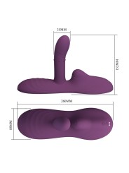 PRETTY LOVE - LUKA VIBRADOR DE SENTADO COM EFEITO DE CALOR E CONTROLE 