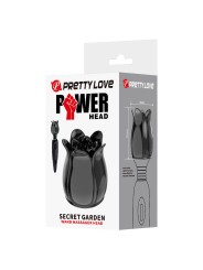 PRETTY LOVE - SECRET GARDEN SCHWARZER MASSAGEKOPF