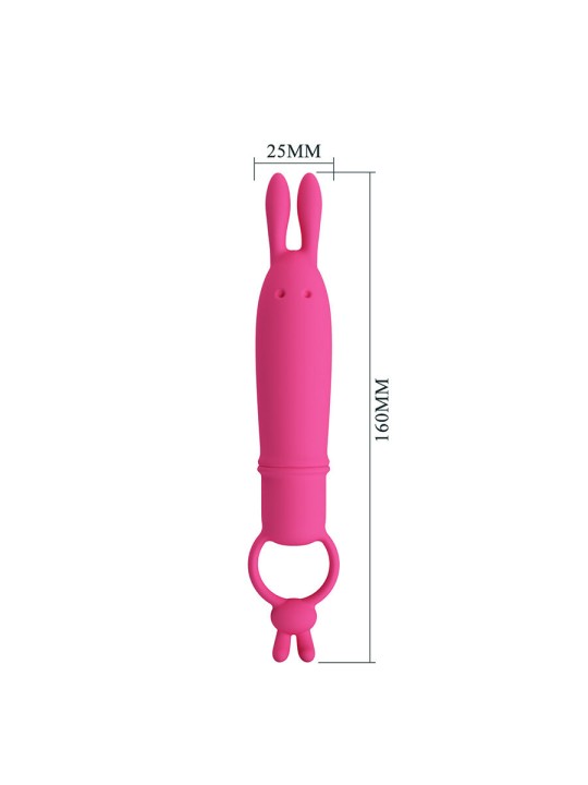 PRETTY LOVE - DELIA RABBIT VIBRATOR MIT WIDERSTANDSRING