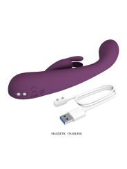 PRETTY LOVE - EMMA RABBIT LILA VIBRATOR MIT STIMULATOR