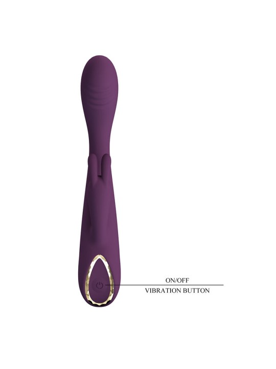 PRETTY LOVE - EMMA VIBRADOR ROXO RABBIT COM ESTIMULADOR