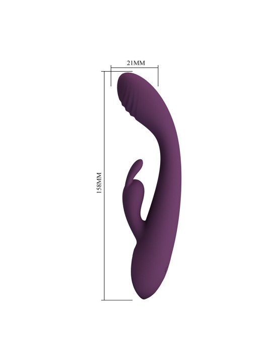 PRETTY LOVE - EMMA RABBIT LILA VIBRATOR MIT STIMULATOR