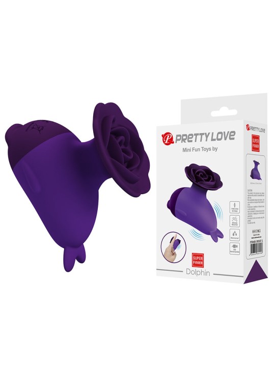 PRETTY LOVE - DOLPHIN MINI VIBRADOR COM CLIP