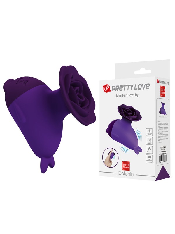 PRETTY LOVE - DOLPHIN MINI VIBRATEUR AVEC CLIP