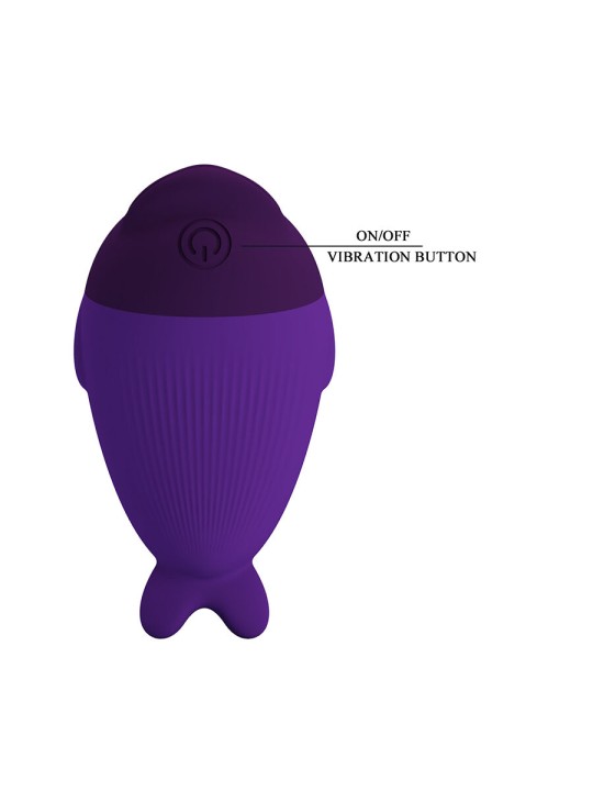 PRETTY LOVE - DOLPHIN MINI VIBRADOR COM CLIP