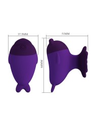 PRETTY LOVE - DOLPHIN MINI VIBRATORE CON CLIP