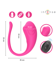 INTENSE - ŒUF VIBRANT OLIVIA PINK AVEC TÉLÉCOMMANDE